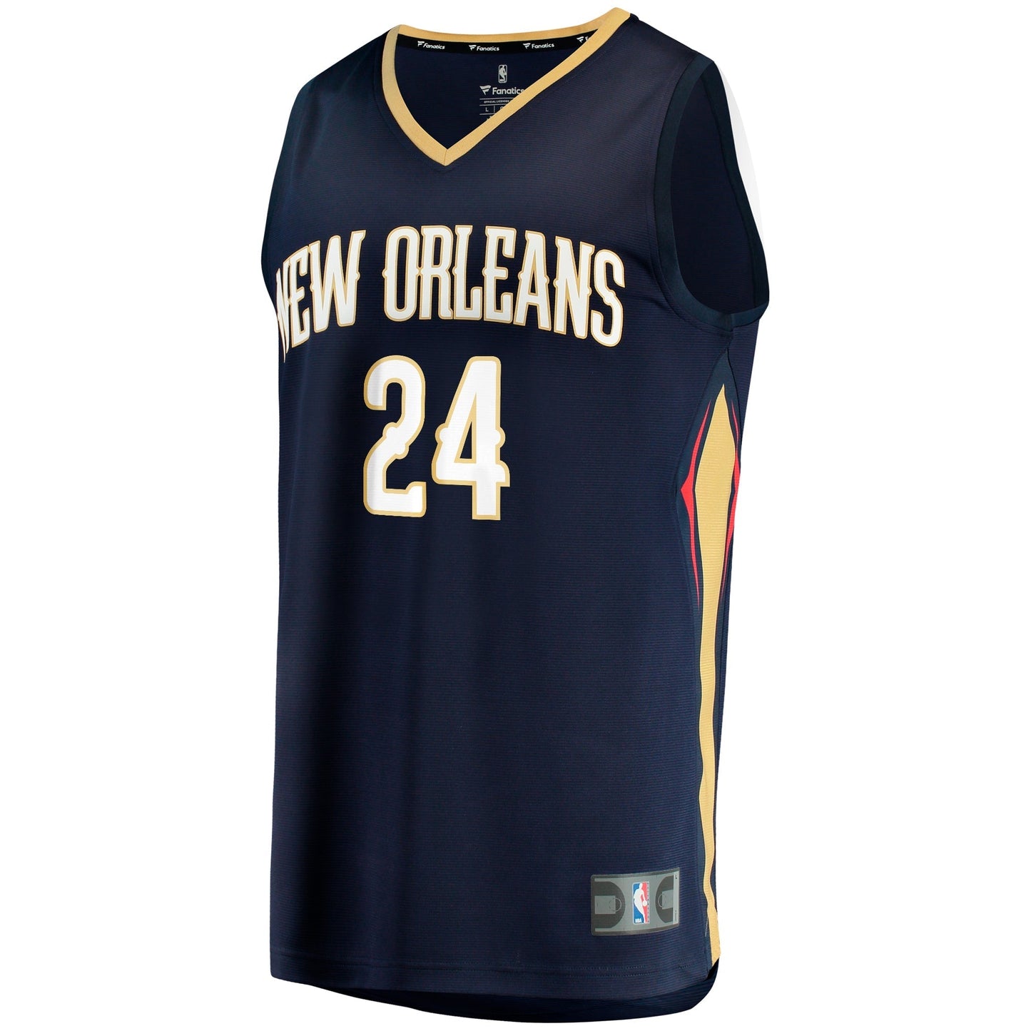 Youth Fanatics Branded Jordans Hawkins Navy New Orleans Pelicans 2023 NBA Draft First Round Pick Fast Break Replica