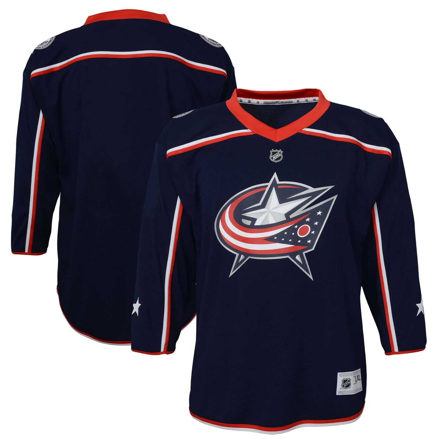 Infant Navy Columbus Blue Jackets Home Replica Blank Jersey
