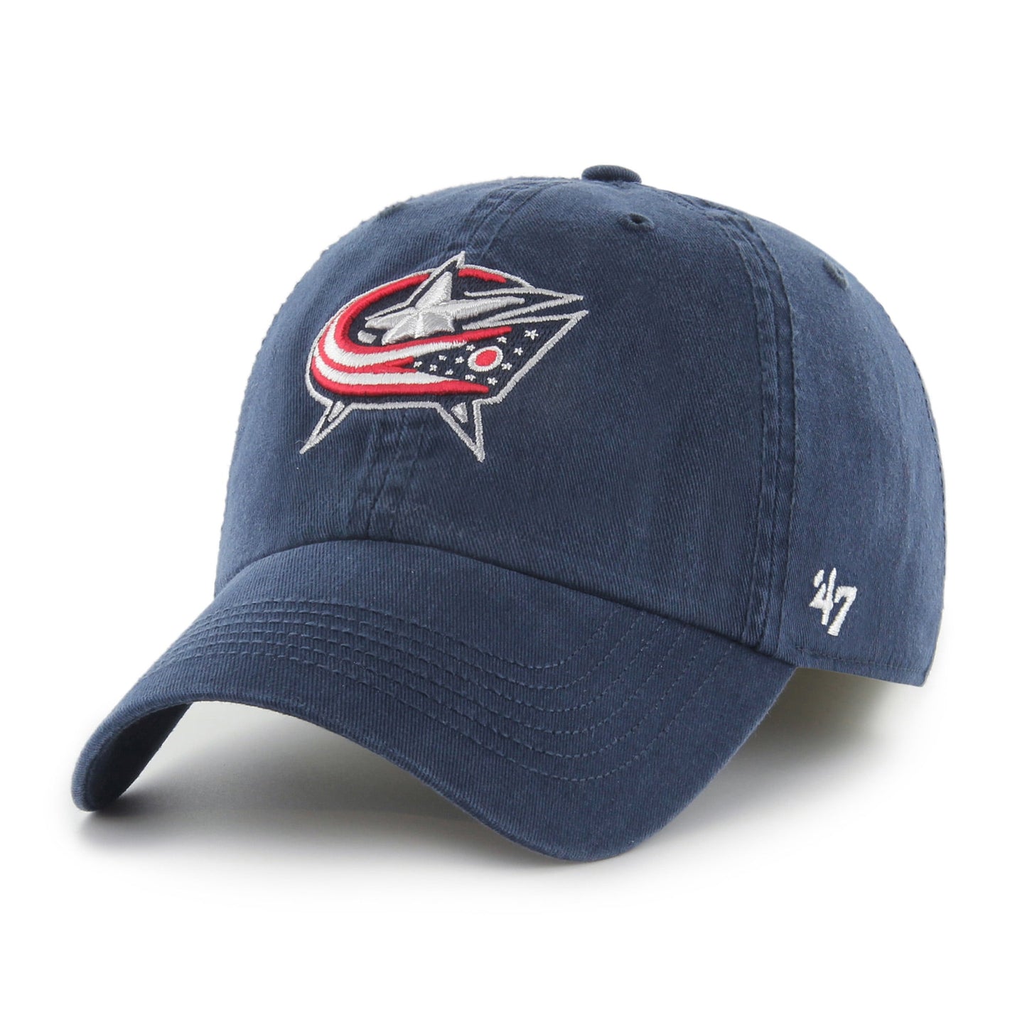 Men's '47 Navy Columbus Blue Jackets Classic Franchise Fitted Hat