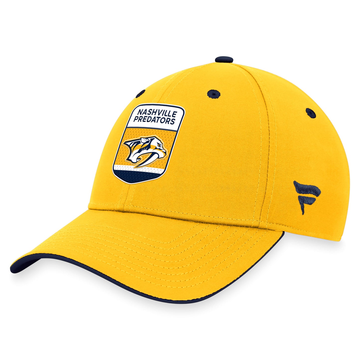 Men's Fanatics Branded  Gold Nashville Predators 2023 NHL Draft Flex Hat