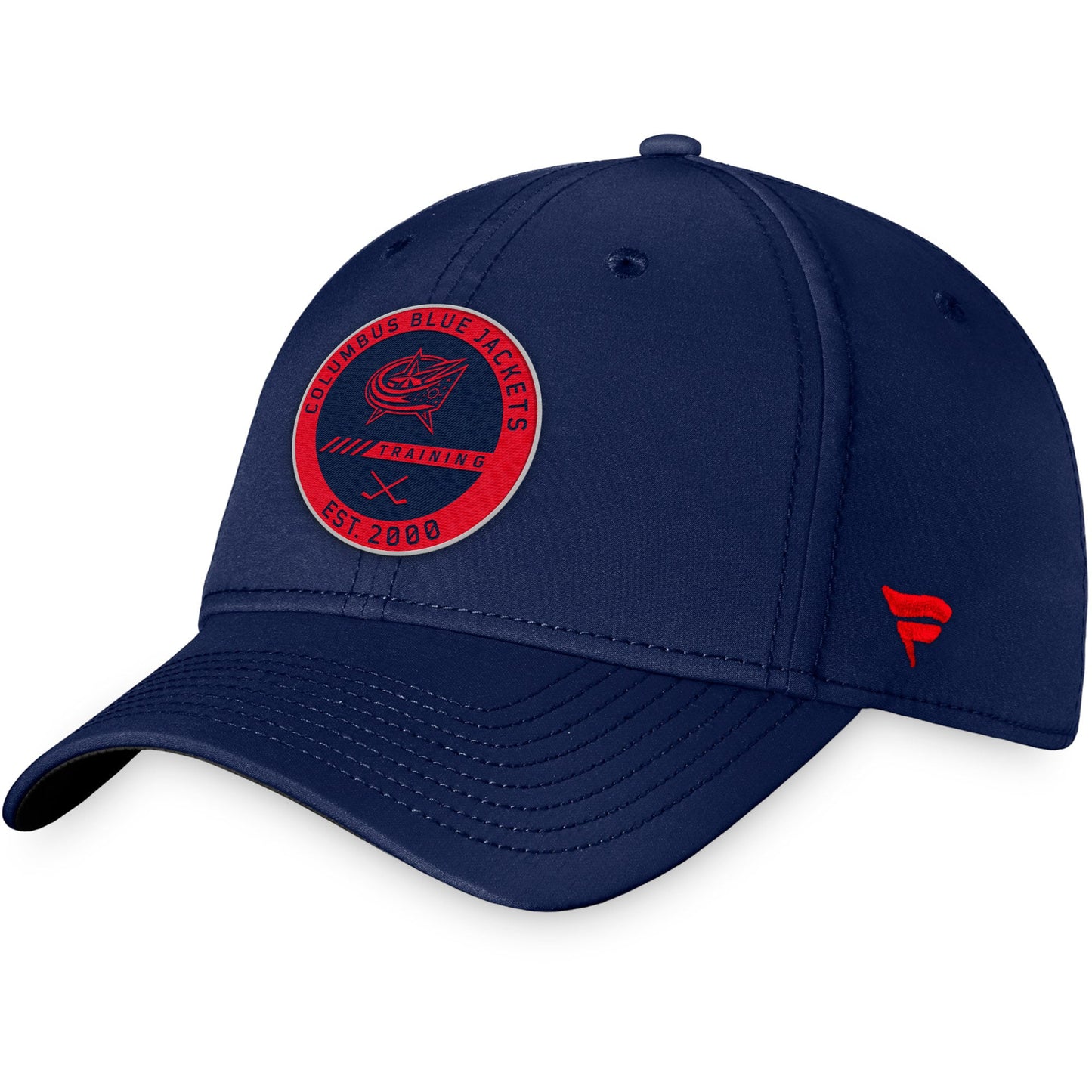 Men's Fanatics Branded Navy Columbus Blue Jackets Authentic Pro Team Training Camp Practice Flex Hat
