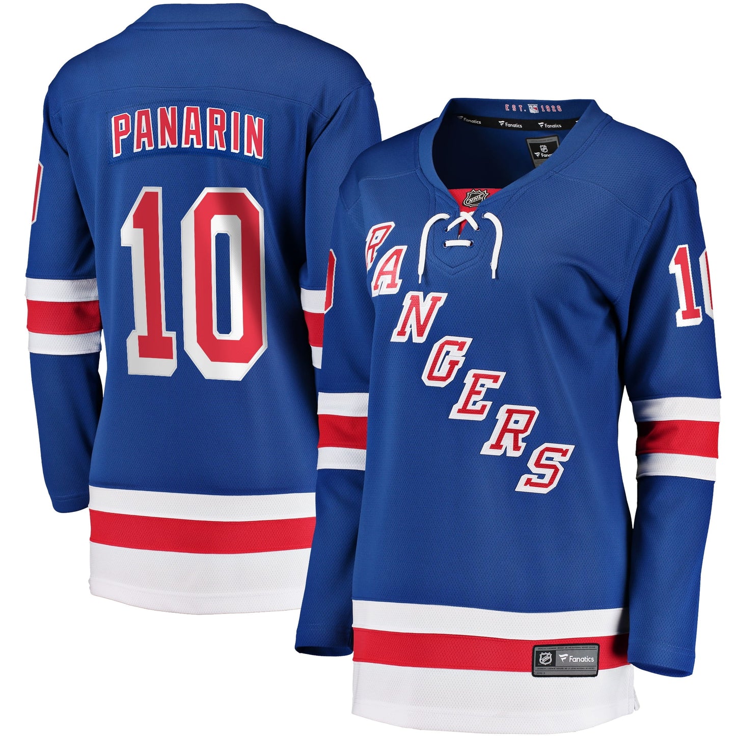 Women's Fanatics Branded Artemi Panarin Blue New York Rangers Home Breakaway Player Jersey