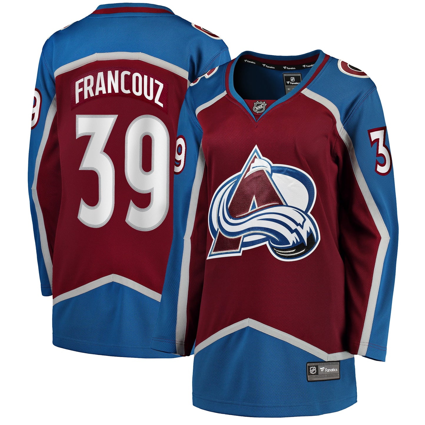 Women's Fanatics Branded Pavel Francouz Burgundy Colorado Avalanche Home Breakaway Player Jersey
