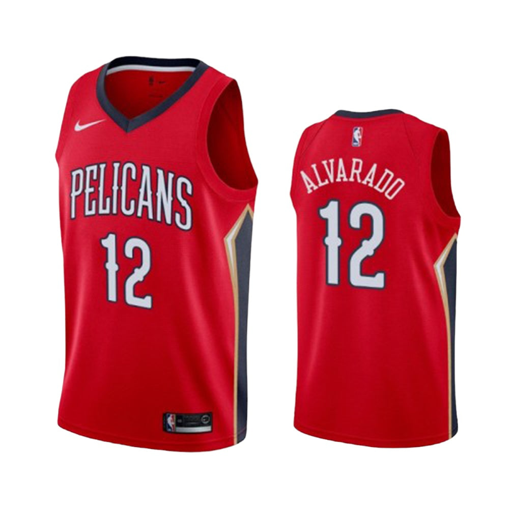 Youth New Orleans Pelicans Jose Alvarado Statement Edition Jersey - Red