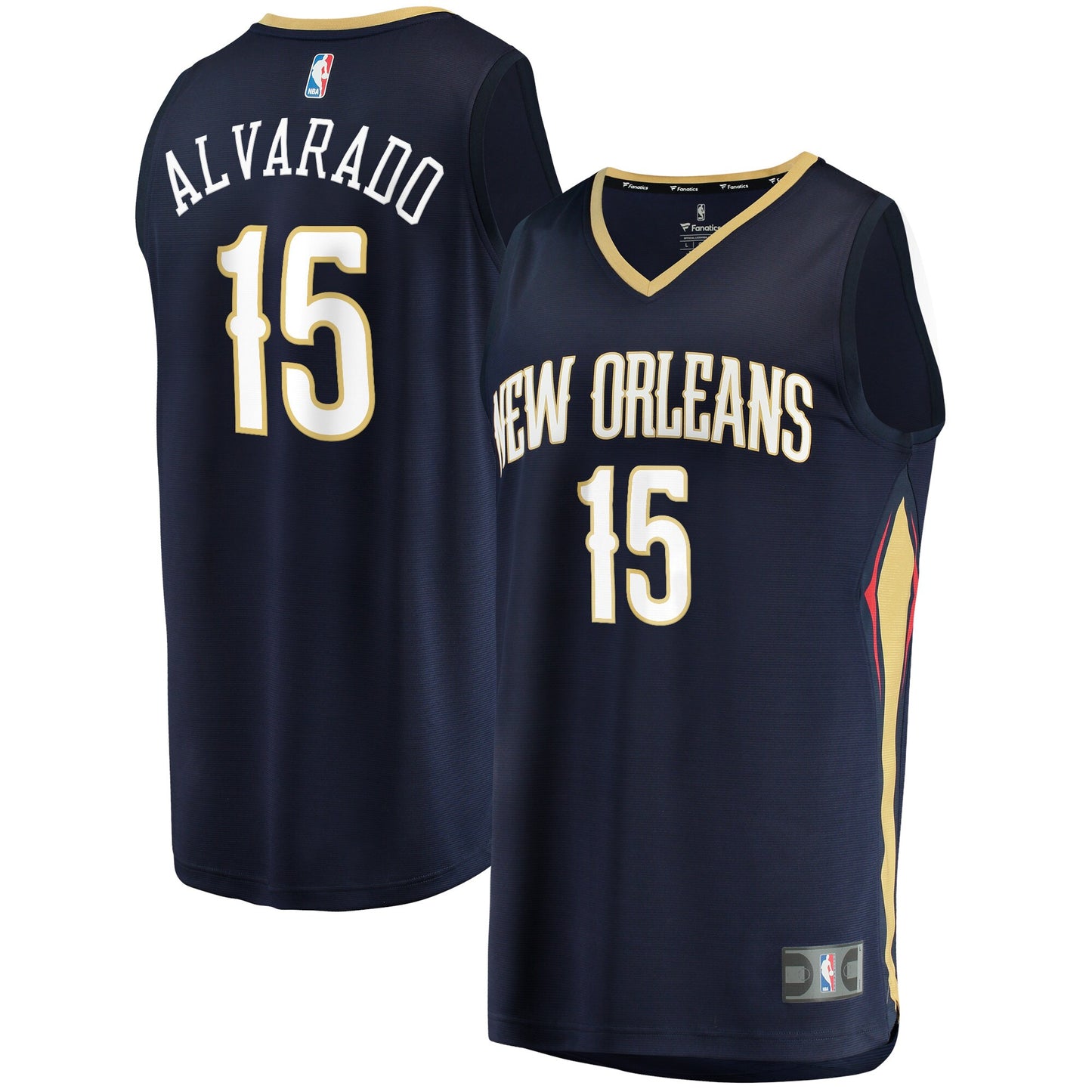 Jose Alvarado New Orleans Pelicans Fanatics Branded 2021/22 Fast Break Replica Jersey - Icon Edition - Navy