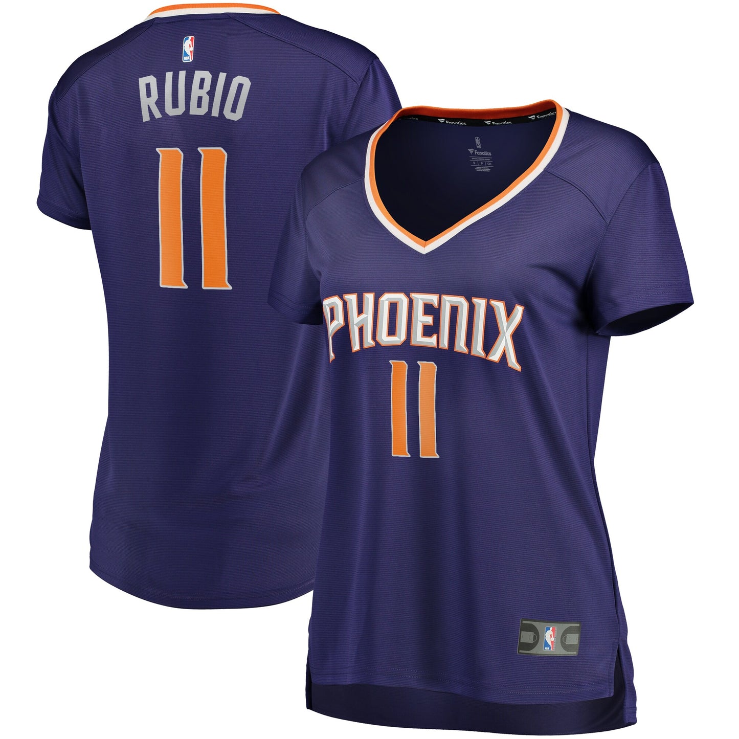 Ricky Rubio Phoenix Suns Fanatics Branded Women's Fast Break Replica Jersey Purple - Icon Edition