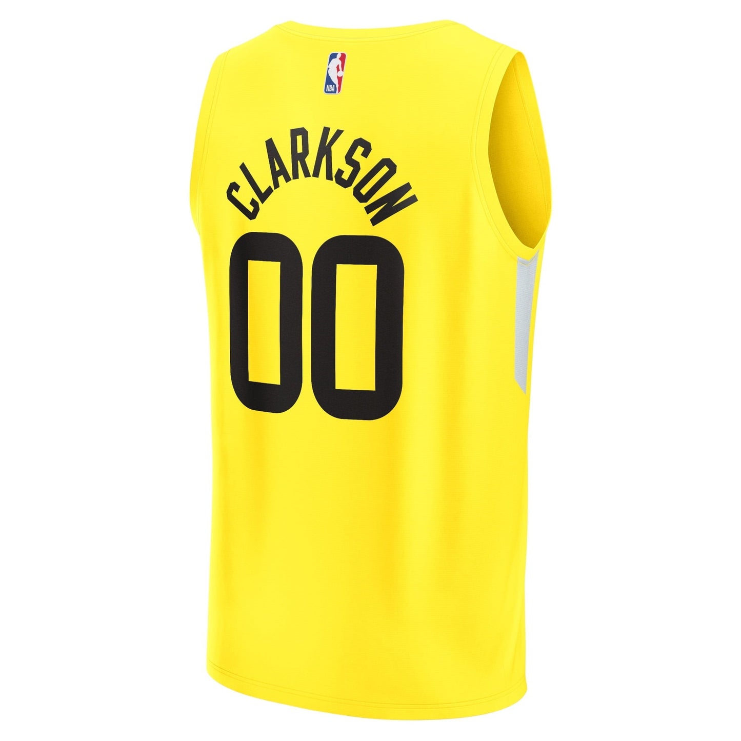 Youth Fanatics Branded Jordans Clarkson Yellow Utah Jazz Fast Break Player Jersey - Icon Edition